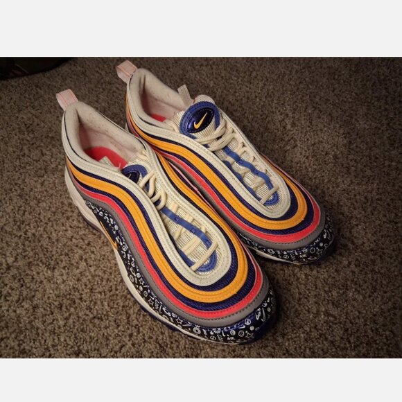 Nike Air Max Athletic Shoes C19929-500 Size US 7Y - Picture 2 of 5